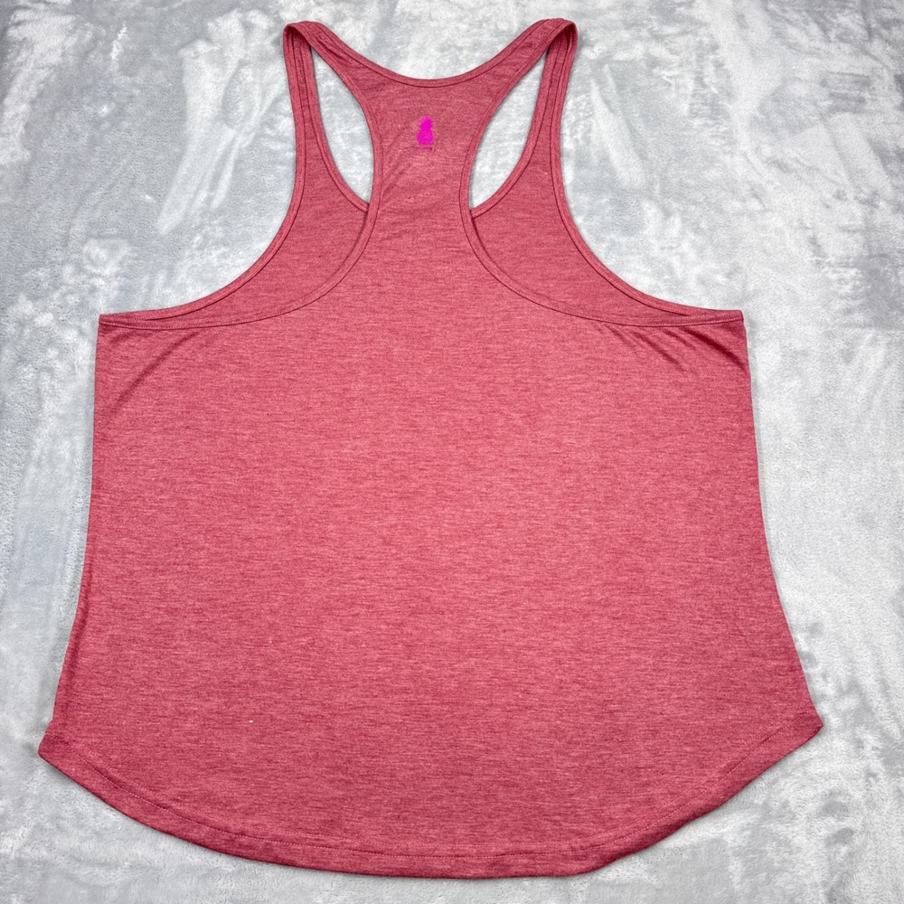 JJ MALIBU Racerback Stringer Tank Tops Mens XL Red Pink Muscle Gym Lot of 2 - Picture 7 of 13